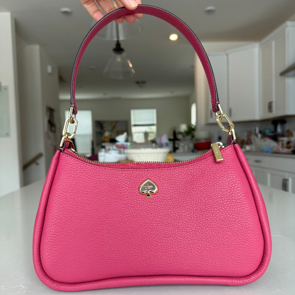 Kate Spade Kayla Small Convertible Shoulder Bag in Rose Oil